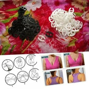 40pcs Breast Enhancer Bra Strap Concealer 2 Colors